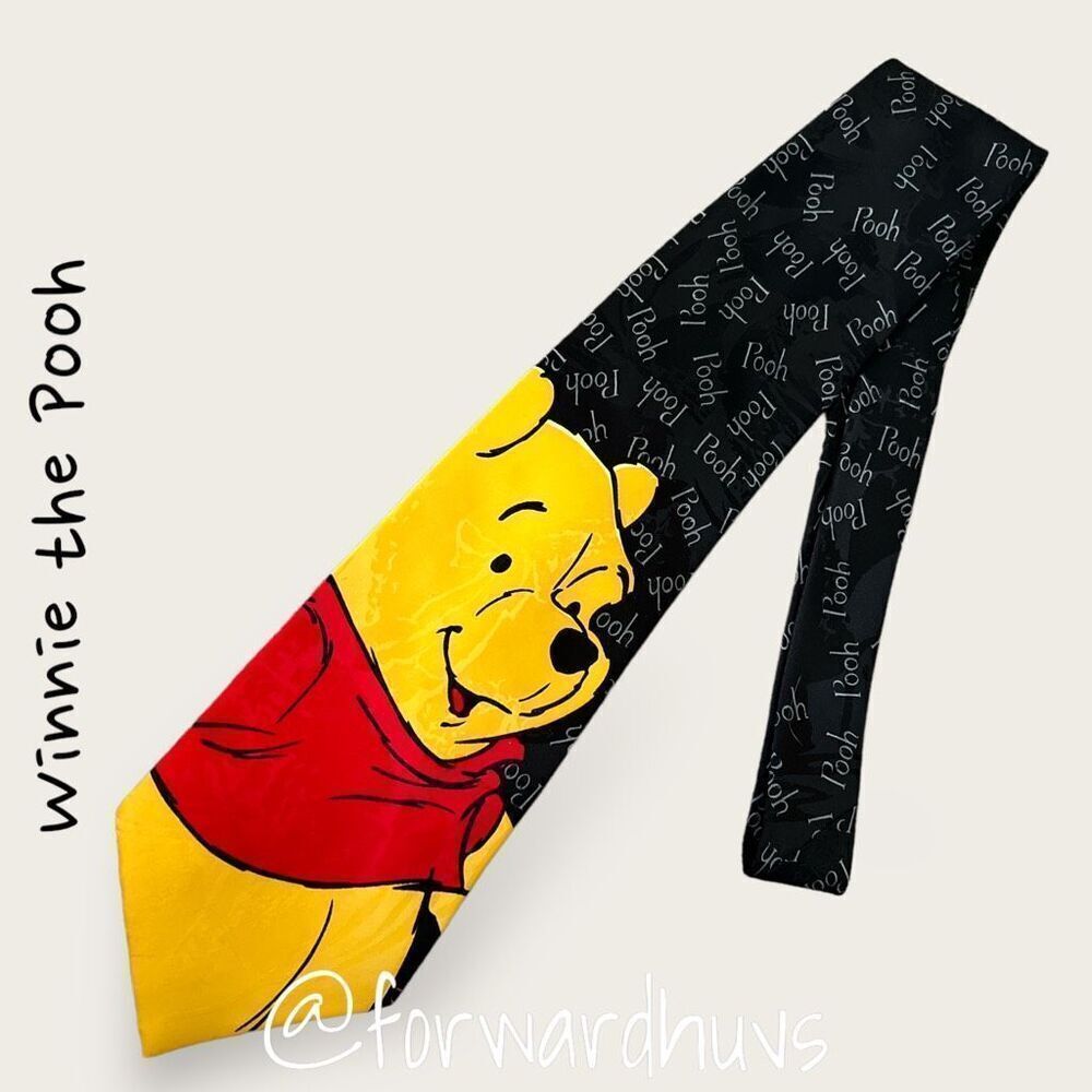 Disney Winnie The Pooh Necktie | Pooh Character Neck Tie